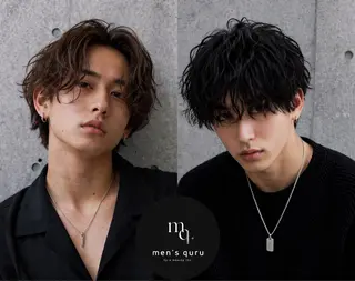 ショート パーマ メンズ 🔥KOSEI🔥 波巻き/ツイスパのヘアスタイル