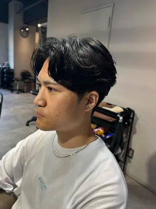 ショート パーマ メンズ 似合う髪型見つけます AYAKAのヘアスタイル