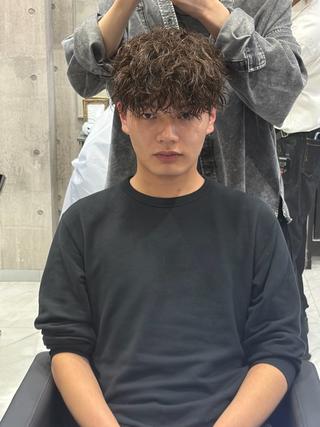 パーマ メンズ キッズ 💎最新メンズヘア/ 韓国トレンド提案💎のヘアスタイル