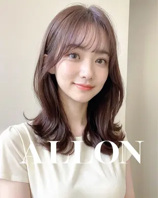 ミディアム 吉田 修登のヘアスタイル