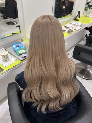 ロング カラー ヘアアレンジ 🧸ミルクティー特化 🧸MASAKIのヘアスタイル