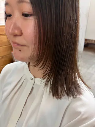 ミディアム 杉本 涼音のヘアスタイル