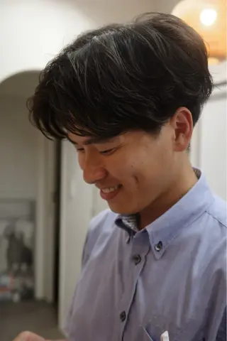 パーマ give/メンズ推し ✂︎山口悠人のヘアスタイル