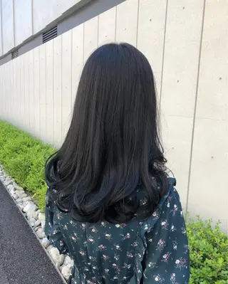 ロング カラー フレンチボブパーマ Yuukiのヘアスタイル