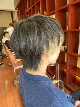 ミディアム メンズ オタク美容師🎮 AKARIのヘアスタイル