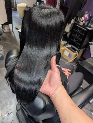 ロング 渡辺 康行のヘアスタイル