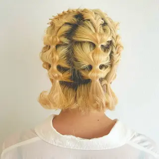 ヘアアレンジ Mimosa ︎✿HINATA︎✿のヘアスタイル