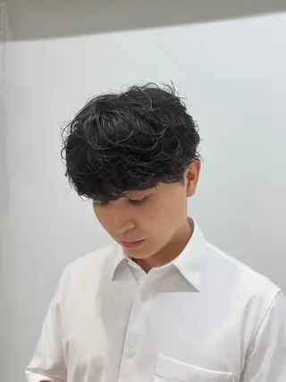 ショート パーマ fifth 菅崎愛斗のヘアスタイル
