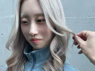 ロング カラー フジヤ サイタのヘアスタイル