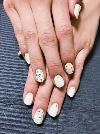 ネイル モチの良さ◉ フィルインネイル♡のネイルデザイン