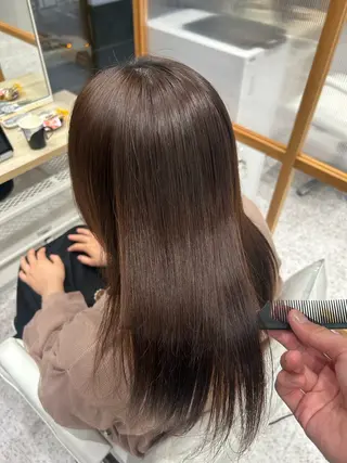 ロング 髪質改善 メンズパーマゆうひのヘアスタイル
