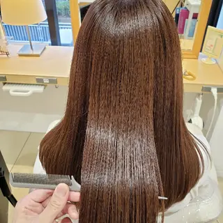セミロング パーマ 美髪⭐︎髪質改善 井上　康司のヘアスタイル