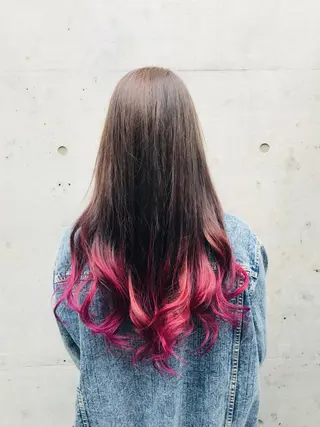 ロング カラー 佐野 智史のヘアスタイル