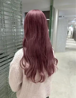 セミロング カラー ヘアアレンジ メンズ ‎透明感×艶髪 ‎🫒maki🎀のヘアスタイル