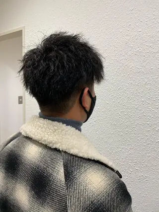 パーマ メンズ 美谷添(ミヤゾエ) まどか大人ヘアサロンのヘアスタイル