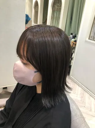 セミロング カラー MYA 🤍kanaのヘアスタイル