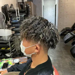 ショート カラー パーマ メンズ Wataru 髪質改善カラー💎のヘアスタイル