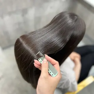 ロング カラー パーマ 三宮/髪質改善/縮毛 矯正🎀MISAKIのヘアスタイル