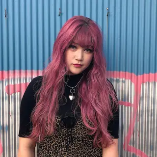 ロング カラー パーマ ヘアアレンジ メンズ キッズ ネイル マツエク・マツパ KANAMI 🌏のヘアスタイル