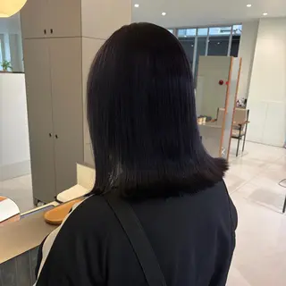 セミロング カラー ☪️ブリーチ特化/ レイヤーボブ🪄aiのヘアスタイル