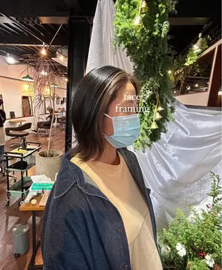 カラー 橋本 愛唯のヘアスタイル