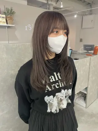 ロング カラー 艶髪/透明感カラー tawadaのヘアスタイル