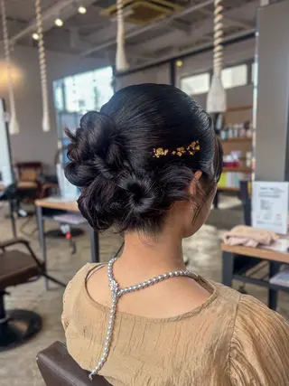 ヘアアレンジ はっとり ななせのヘアスタイル