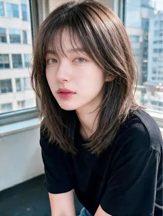 ミディアム MATSU DAのヘアスタイル