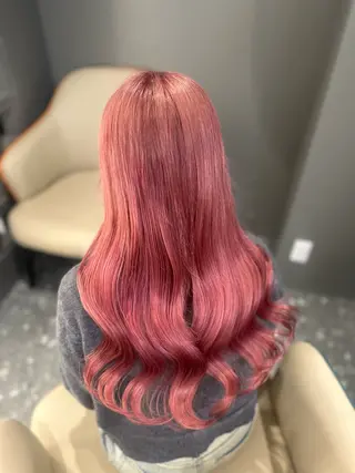 ロング カラー 🎀ちゃんりお🎀 /ブリーチなしカラーのヘアスタイル