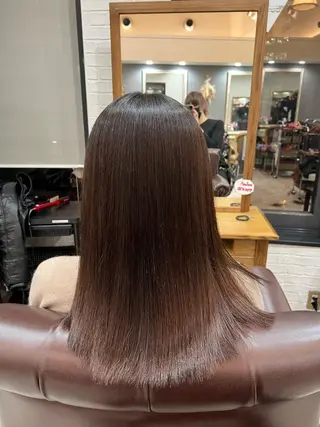 セミロング 髪質改善ストレート Kantaのヘアスタイル