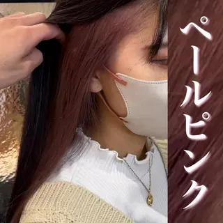 セミロング マンツーマン施術 山口つよしのヘアスタイル