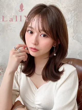 ミディアム カラー ☺︎ Naomiのヘアスタイル
