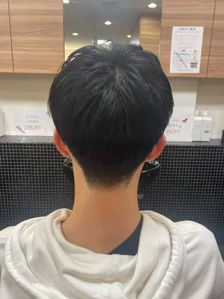 ショート メンズ メンズパーマモデル 大募集中のヘアスタイル
