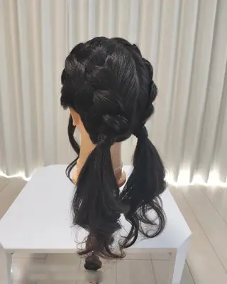 ヘアアレンジ ロング vizz SAKIのヘアスタイル