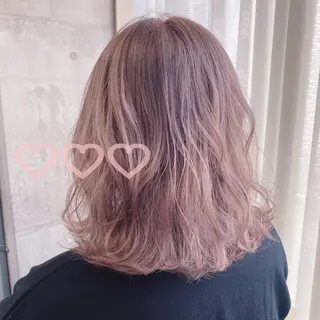 ミディアム カラー 髪質改善💓艶髪💓 暖色💗加藤あゆみのヘアスタイル