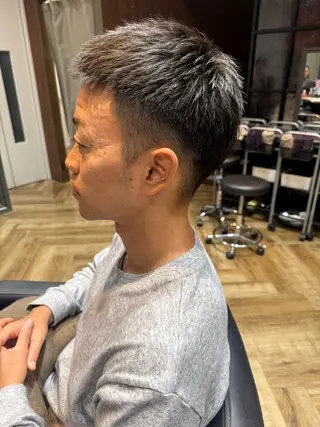 ショート 大橋 拓実のヘアスタイル