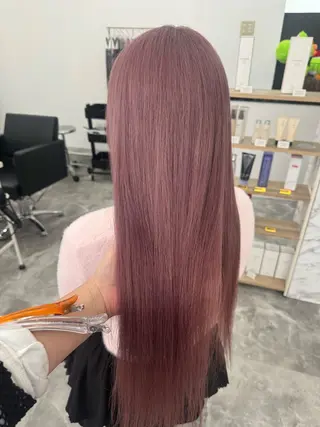 ロング デザインカラー/ ジュンナのヘアスタイル
