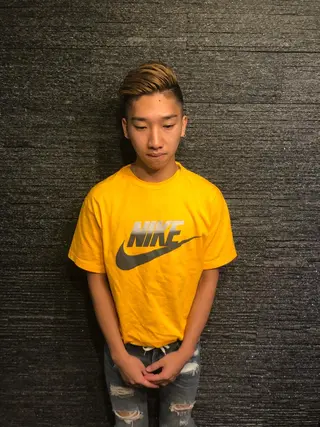 ショート メンズ 木村 りきのヘアスタイル