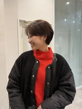 ショート カラー keshiki 大名のヘアスタイル