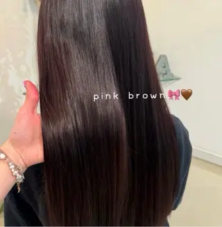 カラー 透明感カラー🧁🩰 🫧仲松良菜🎀のヘアスタイル