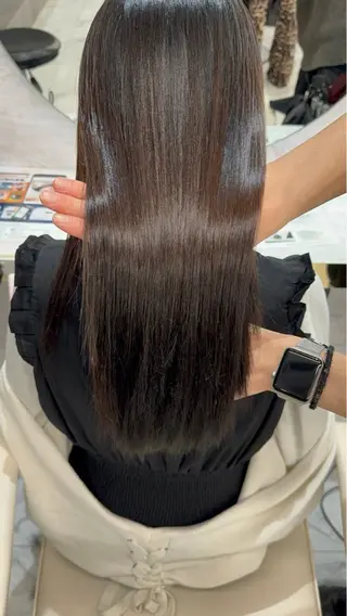 ロング カラー 縮毛矯正🫧髪質改善 高原瑞輝のヘアスタイル