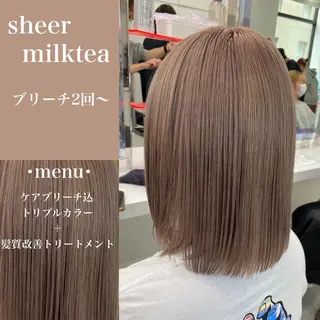 ミディアム カラー パーマ ヘアアレンジ メンズ キッズ ネイル マツエク・マツパ アイブロウ 韓国カット/ パーマ/KOTAのヘアスタイル