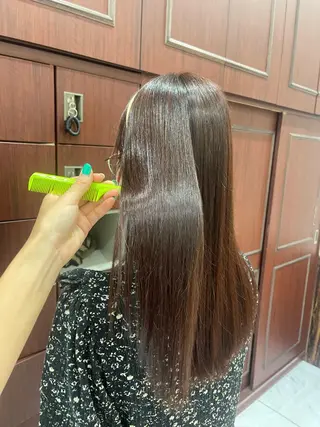 ロング 森田 明日香のヘアスタイル
