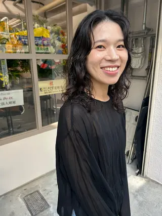 ロング パーマ ayane⭐️ボブ・ ショート・パーマのヘアスタイル