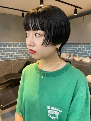 ショート カラー 👑ボブはお任せ ミヤノ👑のヘアスタイル
