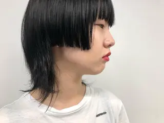 セミロング デザイン特化ブリーチ 堀江美容室/ぱぴのヘアスタイル