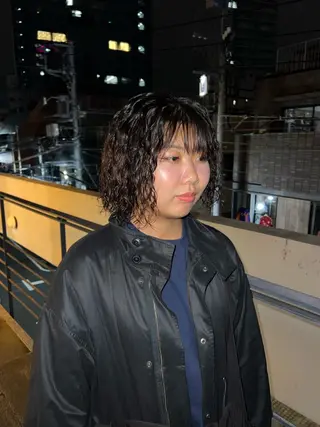 ミディアム パーマ fifth PARK HIN★T★のヘアスタイル