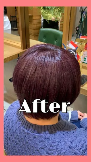 ショート カラー ✂️RIKUKI🎨 【駒込美容師🎀】のヘアスタイル