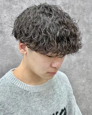 パーマ メンズ GLOP HOMME 店長 アオトのヘアスタイル