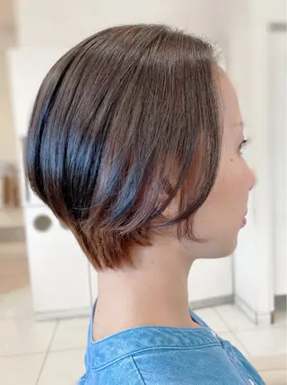 ショート カラー LiTA 浜線店 かなえみゆうのヘアスタイル